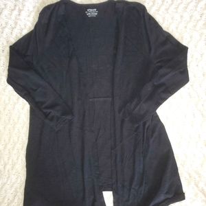 Chicos, 2, L,  Open Cardigan, Black
